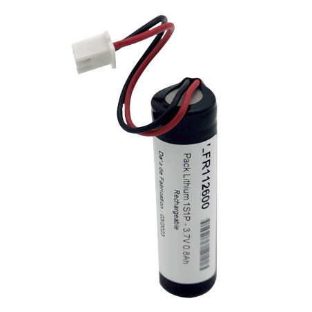 Accu Li-ion Red 14500 - 1S1P - 3,7V 0,8Ah + connecteur